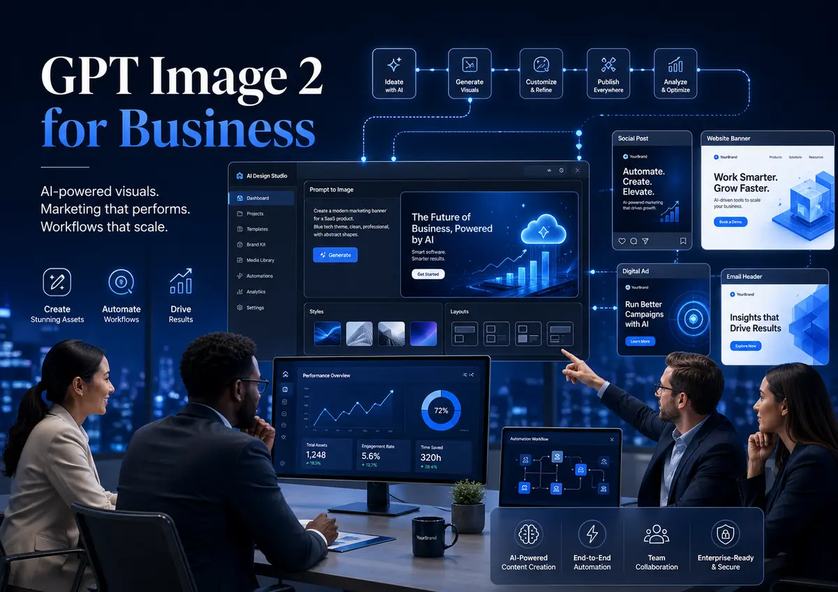 GPT Image 2 for business AI visuals and marketing automation