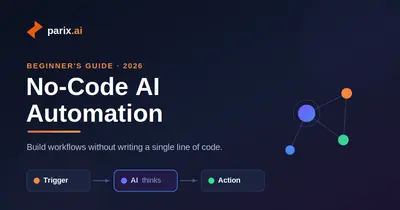 No-Code AI Automation: Build Powerful Workflows Without Coding (2026 Guide)