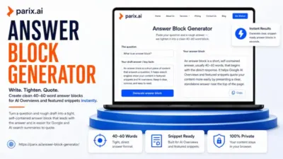 Answer Block Generator