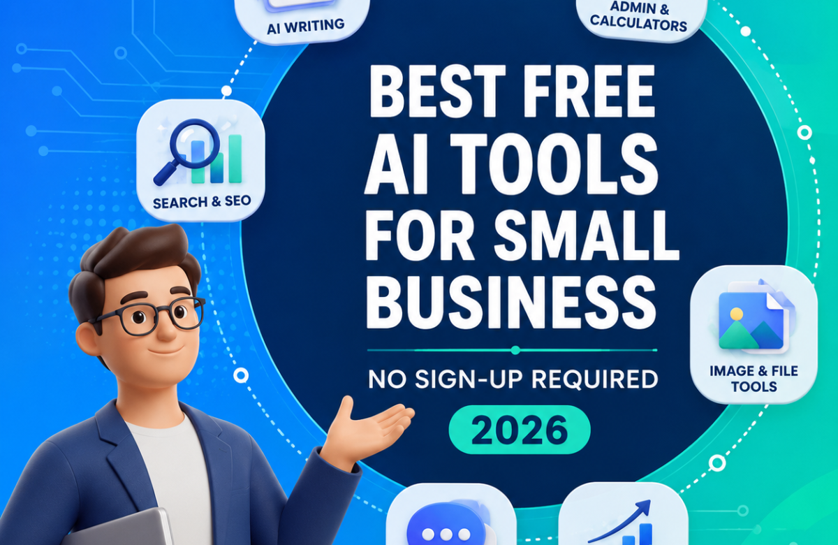 Best Free AI Tools for Small Business in 2026 (No Sign-Up Required)
