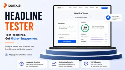 AI Landing Page Headline Tester