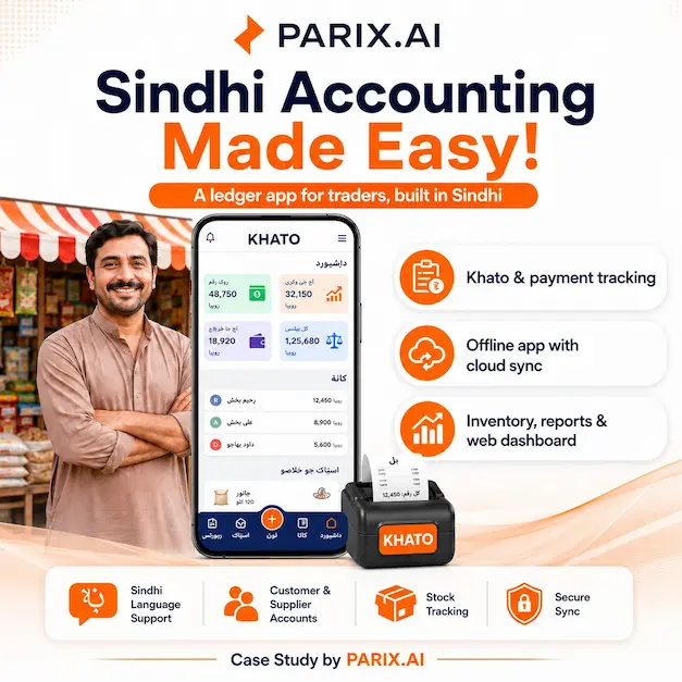 Khato — A Ledger App Built in Sindhi, for the Traders Who Use It