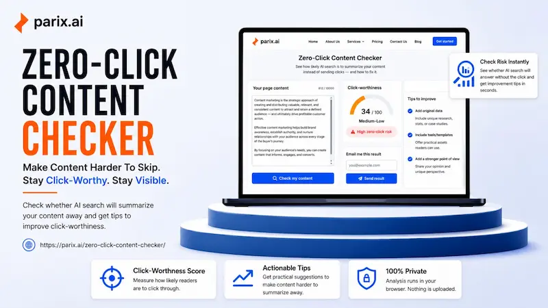 Zero-Click Content Checker