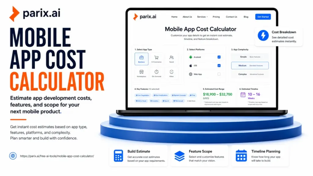 Mobile App Cost Calculator