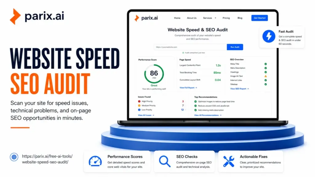 Website Speed & SEO Audit