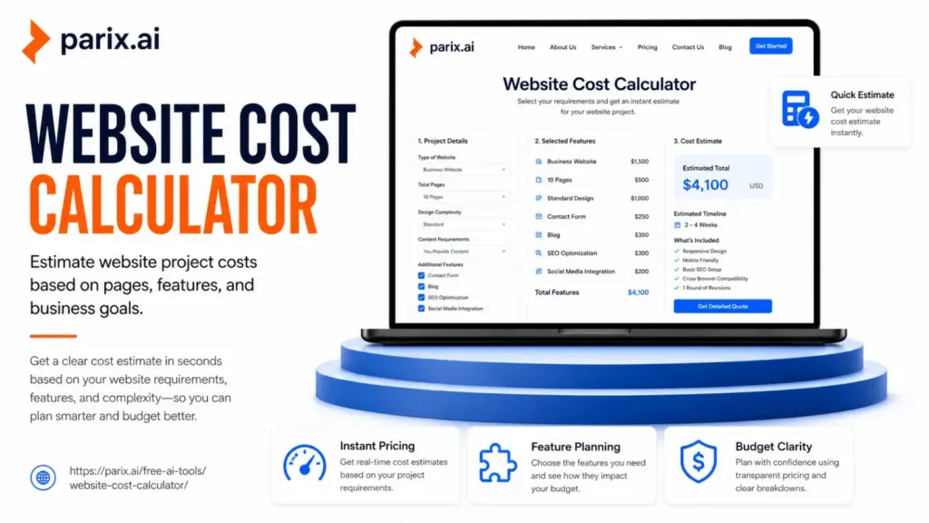 Website Cost Calculator