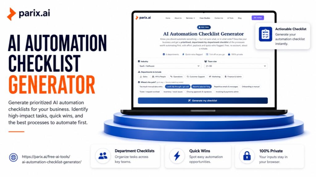 AI Automation Checklist Generator