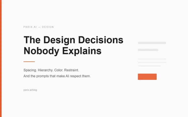 The Design Decisions Nobody Explains (And Why They Make or Break a Page)
