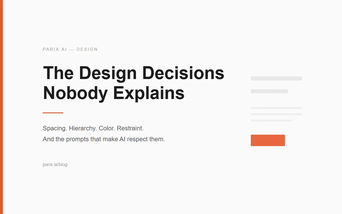 The Design Decisions Nobody Explains (And Why They Make or Break a Page)